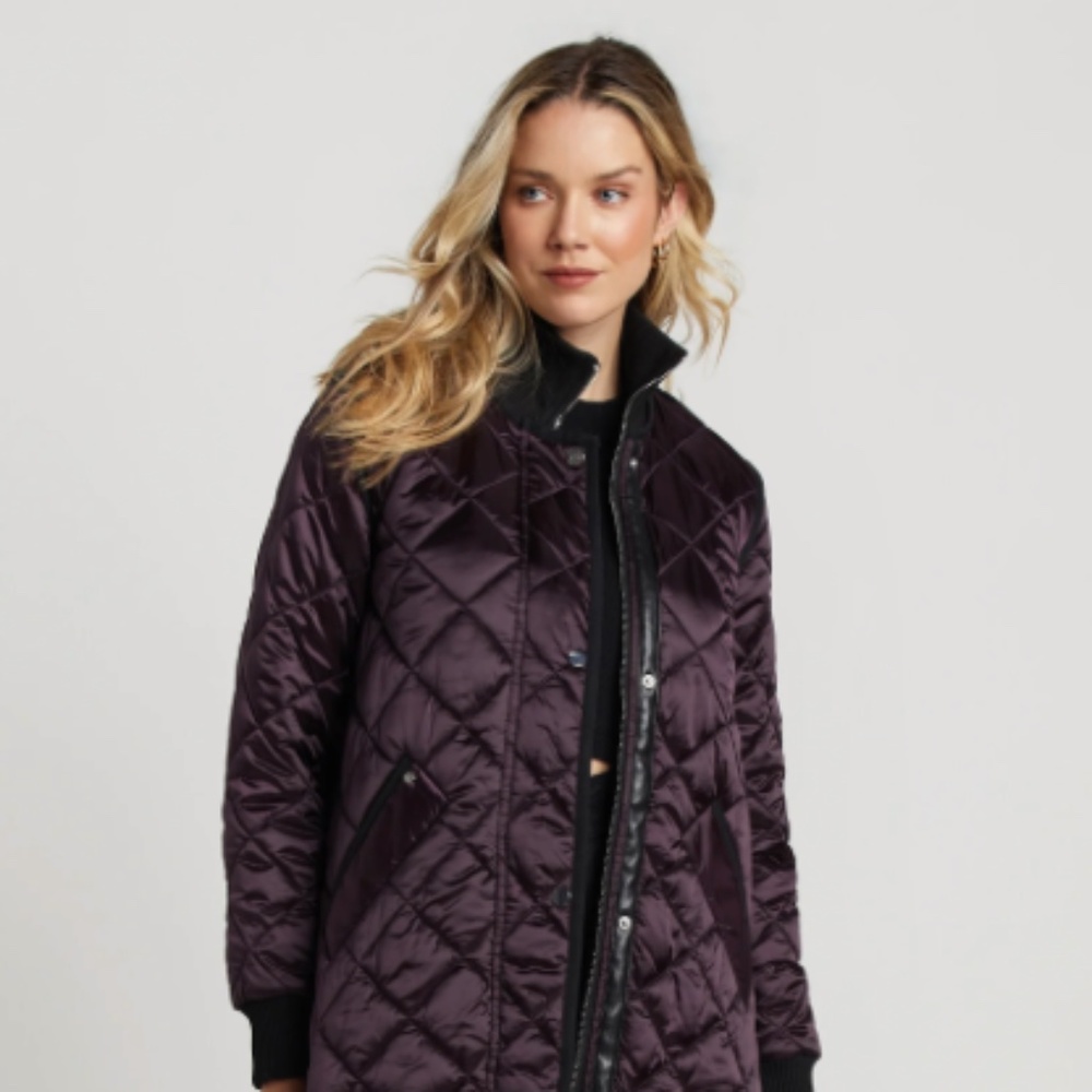 ADROIT ATELIER - Libby Quilted Full Zip Coat - NWT